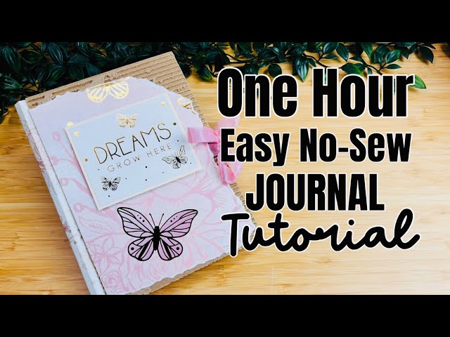Easy No-Sew Nature Journal | One Hour Crafting Ep. 34