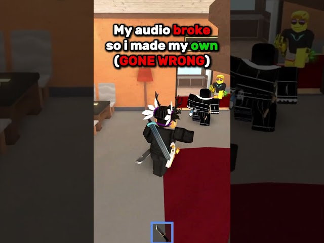 I HAD TO MAKE MY OWN AUDIO😭😭