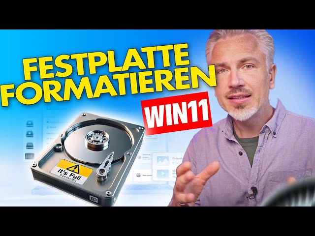 💽 Festplatte formatieren unter Windows 11 – So klappt’s sicher und richtig!