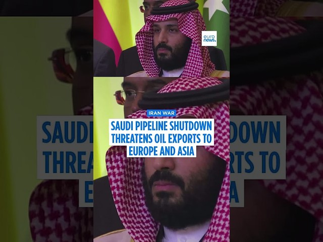 Saudi pipeline shutdown threatens oil supplies to Europe and Asia