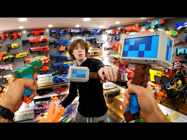 NERF MINECRAFT GUNS!