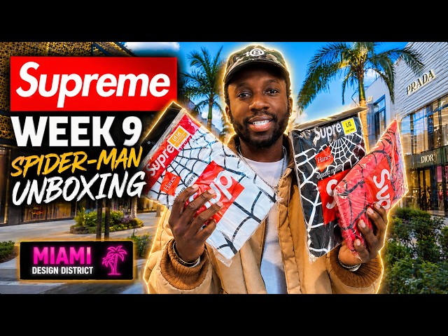 SUPREME WEEK 9 SS26 IN-STORE PICK-UPS SPIDER-MAN HANES COLLAB