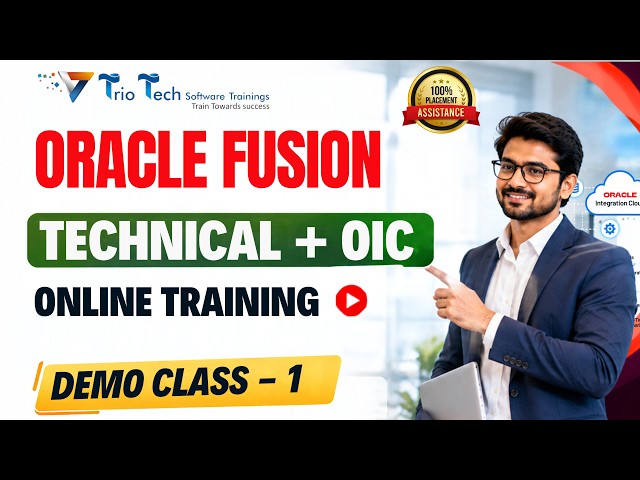 Oracle Fusion Technical + OIC Training Demo 1 | Real-Time Projects & Integration