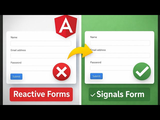 Angular Signals Form – The Right Way to Build Fast Forms | Angular tutorial 
