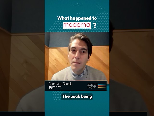 Why did Moderna's stock price plummet?