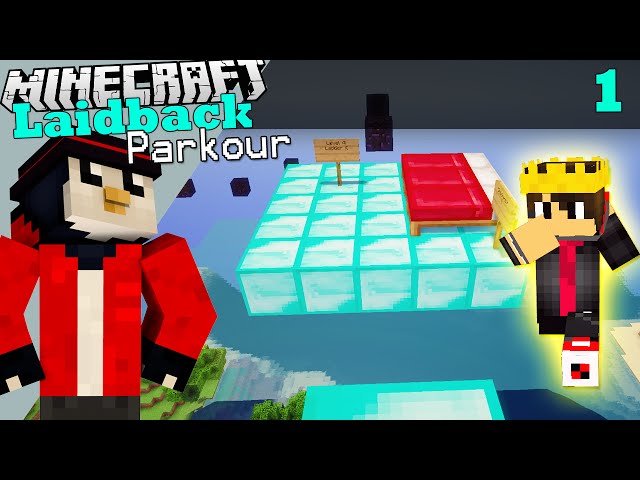 Minecraft Laidback Parkour | PARKOUR on Diamond Blocks?! #1 w/ Andy
