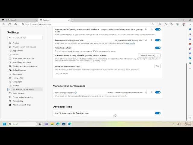 How to Enable/Disable ‘Open the Developer Tools When the F12 Key Is Pressed’ in Microsoft Edge