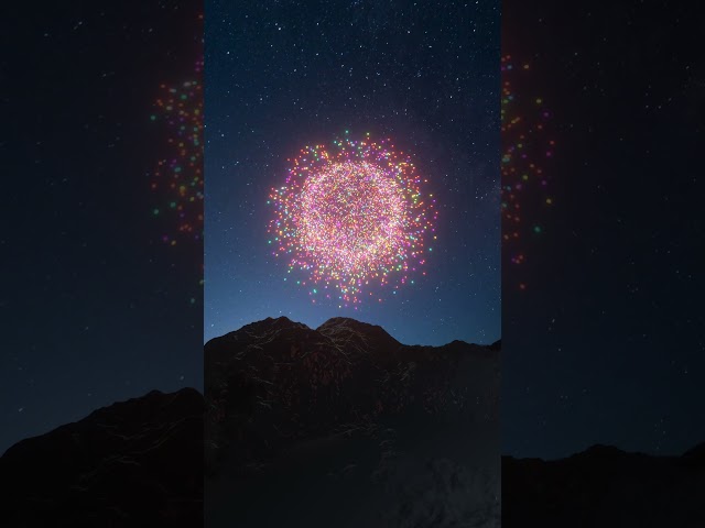 Fireworks | 3D Animation #shorts #animation #science #physics