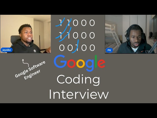 Mock Coding interview with a Google Software Engineer