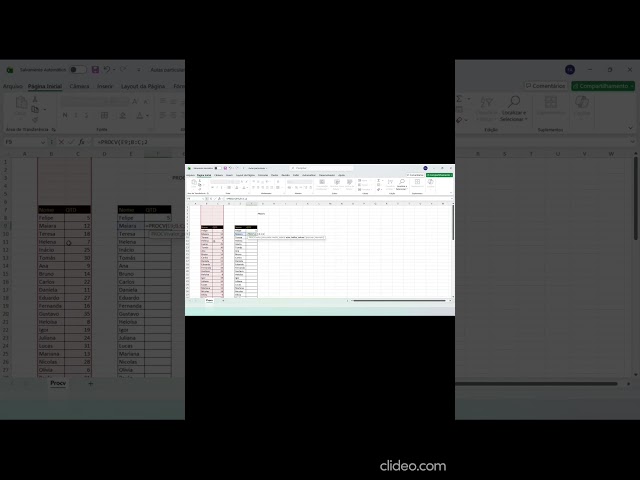 Como fazer procv no excel
