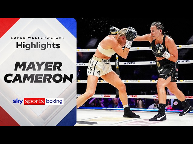 Cameron seals unanimous decision win! | Mikaela Mayer vs Chantelle Cameron | Highlights
