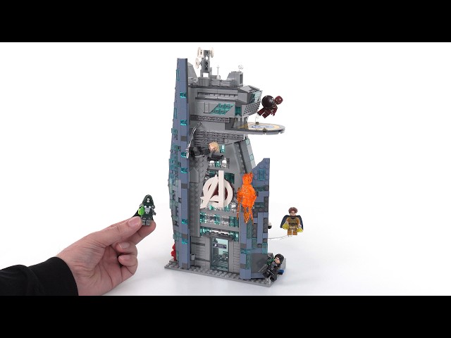 LEGO Marvel Doomsday New Avengers Tower review! I would have loved this as a kid #NotAd 76352