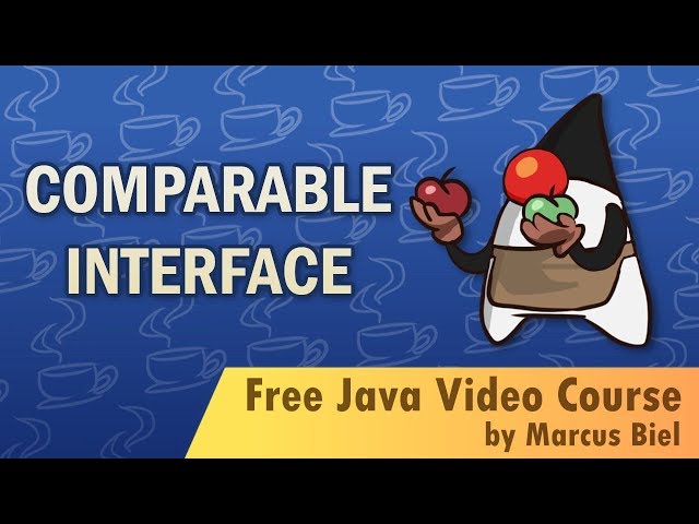 Java Comparable interface with funny animation