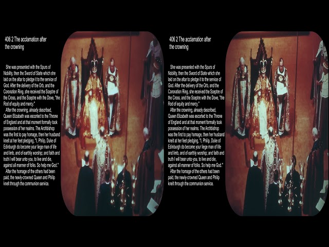 View-Master Coronation of Queen Elizabeth II 1953 3D