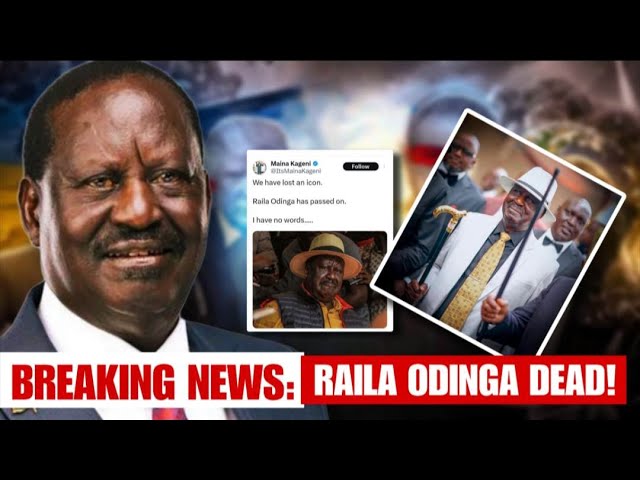 William Ruto Breaks Down Over Raila Odinga's Death