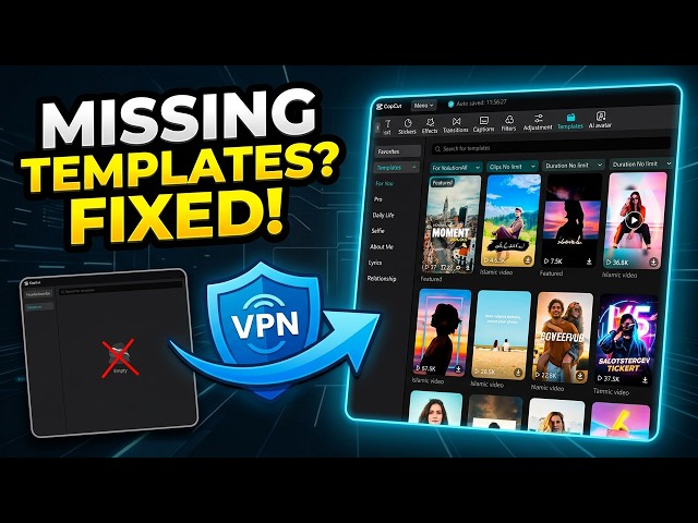 CapCut Templates Not Showing Up? Do This!