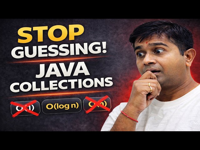 Stop Guessing Java Collections Time Complexity! | O(1), O(log n), O(n) Explained Clearly