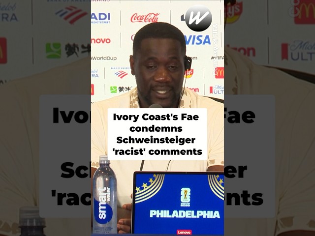 Fae Slams Schweinsteiger's 'African Football' Remark #shorts