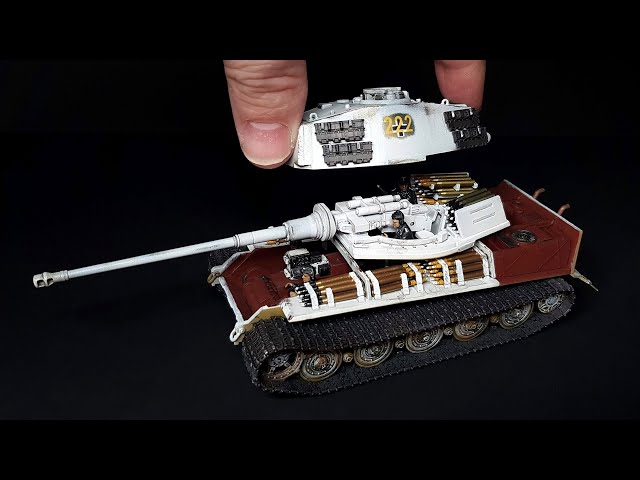 Building Rubicon Models Tiger II heavy tank with full interior