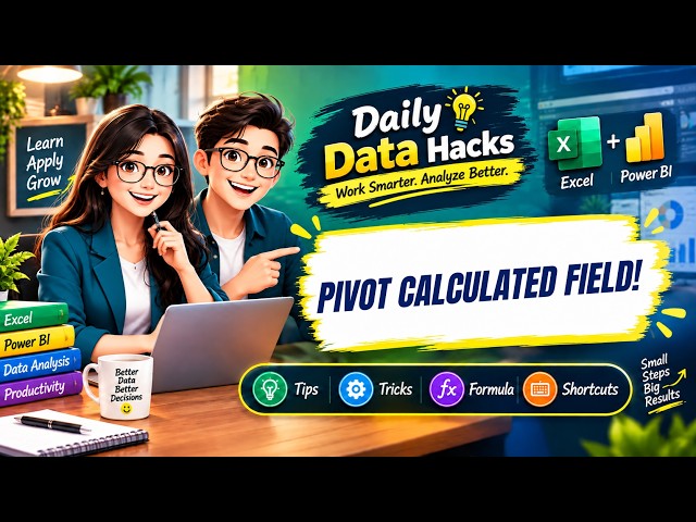 Calculated Field in Excel Pivot Table – Calculate Profit Easily!| #calculated #pivottable