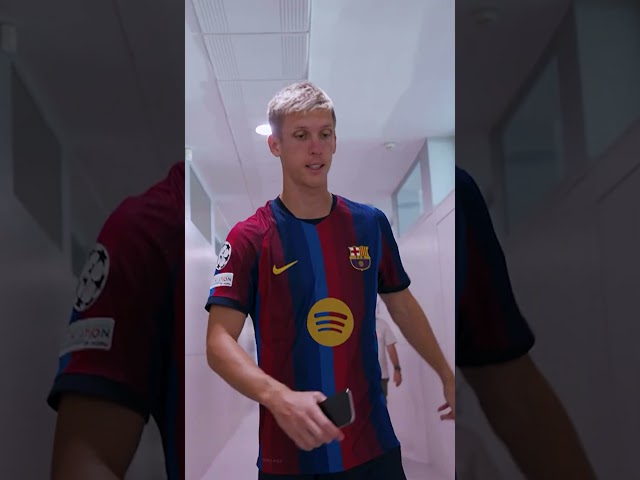 Olmo knows exactly what he wants 😏 #fcbarcelona #shorts #olmo