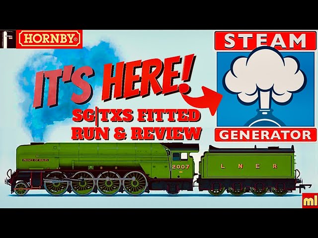 Hornby Steam Generator 'Prince Of Wales' P2 Full REVIEW & MODEL RAILWAY RUN TXS Fitted Sound | ml32