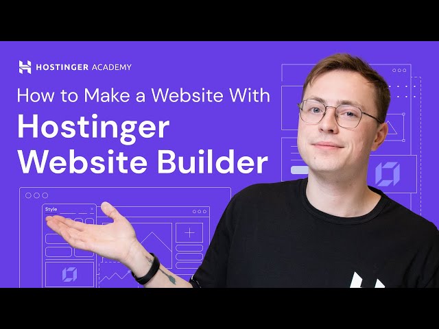 How to make a website with Hostinger Website Builder in 15 minutes