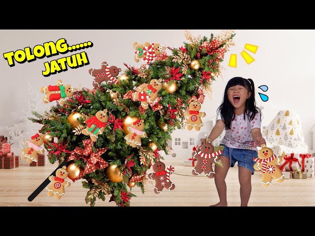 Ketimpa Pohon Natal ??? | Pohon Natal Gingerbread Man Cookie
