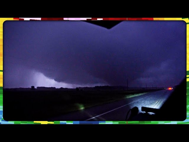 Nocturnal Tornadic Encounter | Plevna, KS EF-3