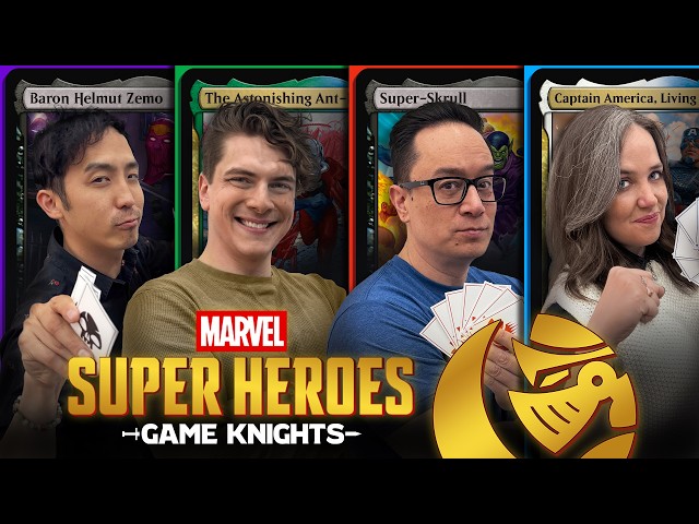 Marvel Super Heroes w/ ZachTheBold! | Game Knights 86 | Magic: The Gathering Commander MTG EDH