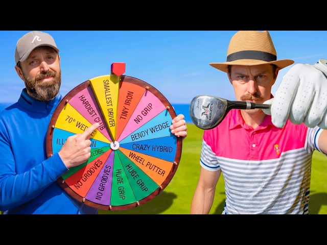 We Played Golf With The Most RIDICULOUS Clubs! (with Ron Chopper!)
