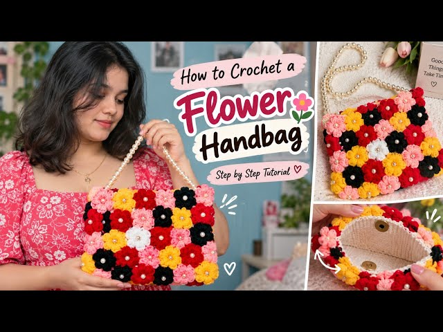 Crochet Bag 🌸 | Easy & Beginner-Friendly Tutorial
