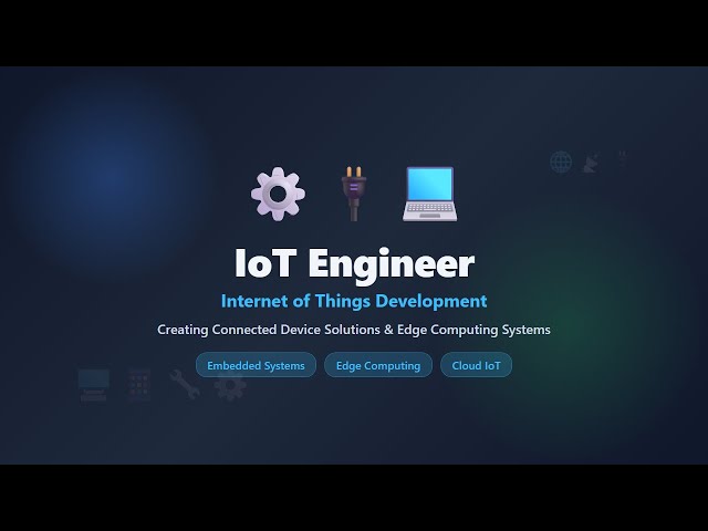 IoT Engineer Career Guide: Skills & Roadmap 2025
