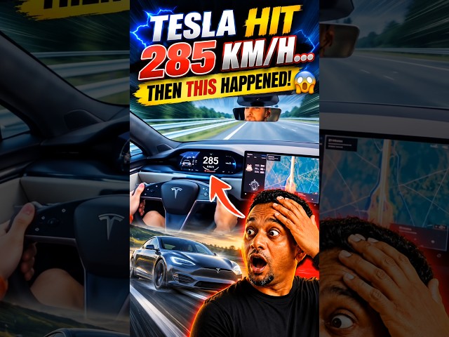 285 KM/H! 😱 WHAT HAPPENED NEXT SHOCKED EVERYONE | CAR | SPEED #car #cars