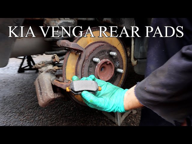 Kia Venga rear brake pads. Common failure it seems..