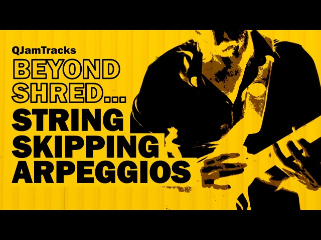 Cool Wide Interval String Skipping Arpeggios for Guitar – Superimpose, Harmony and Tapping