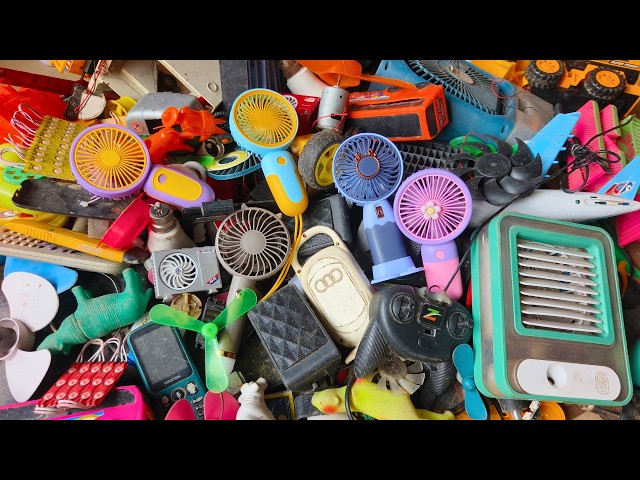 how to make awesome ideas from scrap / breaking and opening toys /dcmotor fan