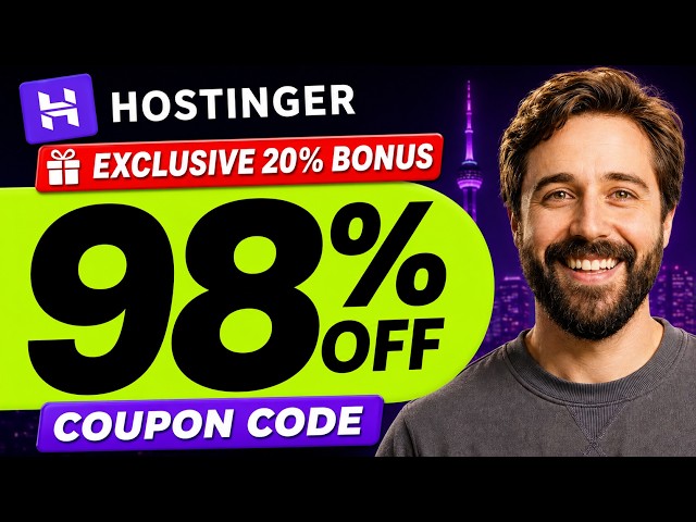 Hostinger Coupon Code 2026 | Hostinger Promo Code | 20% Extra Hostinger Discount Code