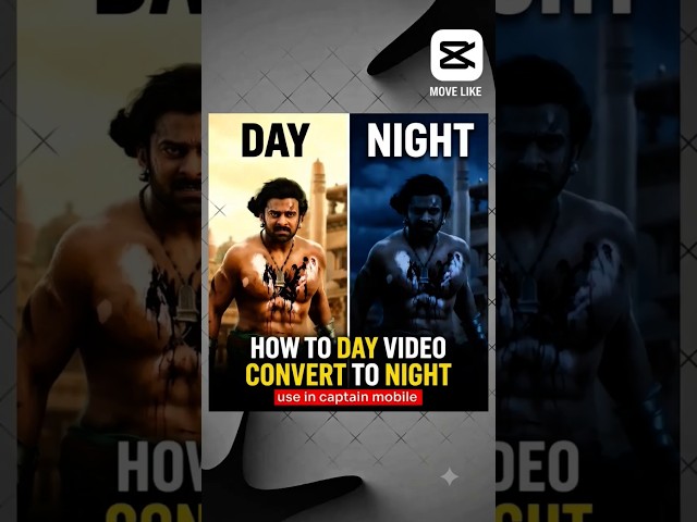 Day to Night Video Editing in CapCut #shorts #editing #daytonight #capcutedit #tutorial #viralshorts