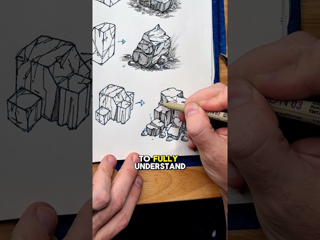 Turn Simple Boxes Into Realistic Rocks