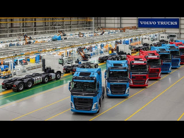 WHAT IS VOLVO'S MANUFACTURING STRATEGY || HOW THE COMPANY PRODUCES THOUSANDS OF TRUCKS EVERY YEAR