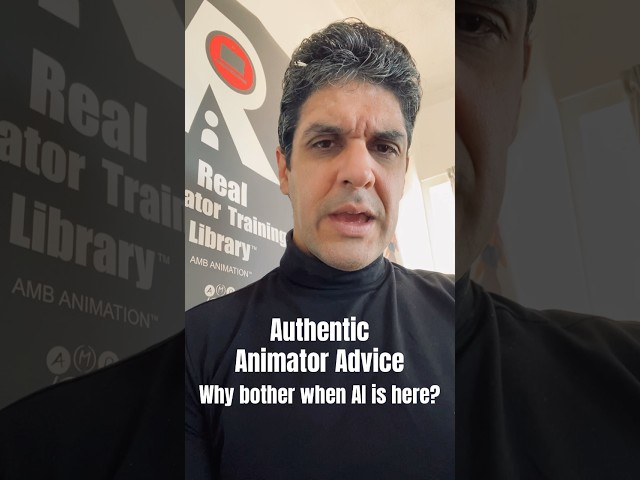 Authentic Animator Advice - Why bother when AI is Faster? #2danimation #traditionalanimation #2d