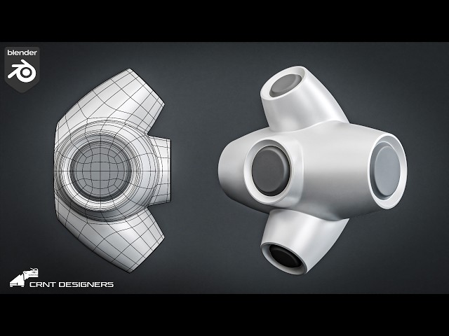 How I Model Complex Hard Surface Shapes in Blender