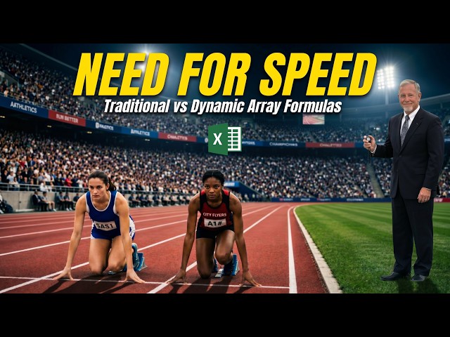 Which is faster? Excel's traditional formulas or dynamic array formulas?