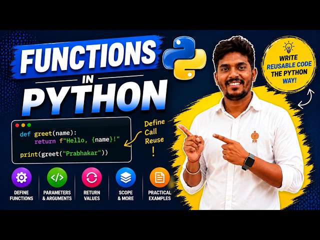 Functions in Python | Python Tutorial for Beginners