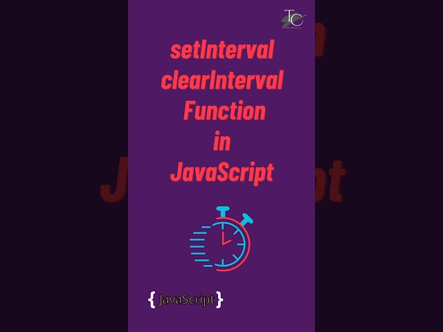 setInterval and clearInterval function in javascript | #javascript tutorial in 1 minutes #coding