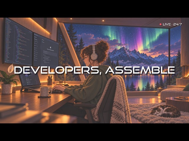 24/7 Live Coding Music for Deep Work, Debugging & Focus | Developers, Assemble