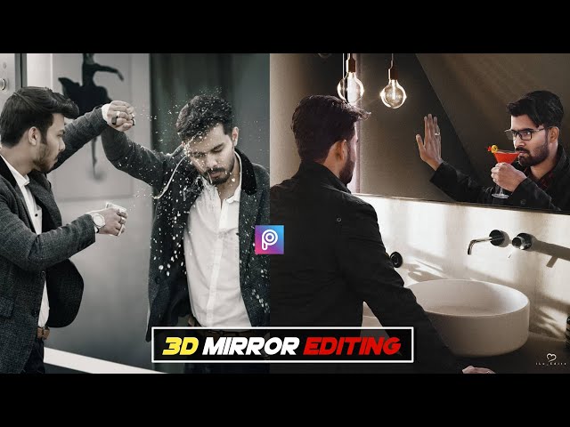 PicsArt 3D *MIRROR* Creative Photo Editing like Vijay Mahar editing in picsart - KR Editing