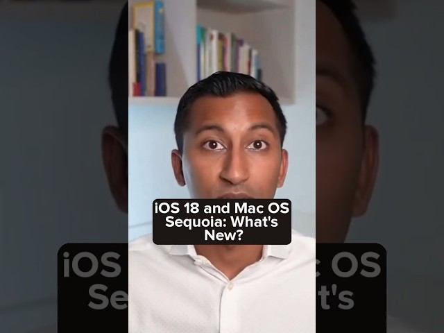 iOS and Mac OS Sequoia: What's New?🤔 #shorts #appleupdate #ai #aitips #aitechnology #technews