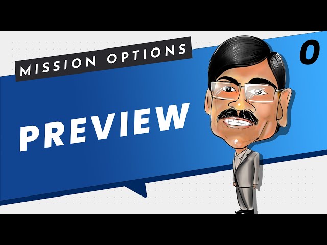 MISSION OPTIONS - Free Course for Beginners - Preview!